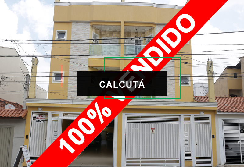 Fachada do Calcutá em Santo André