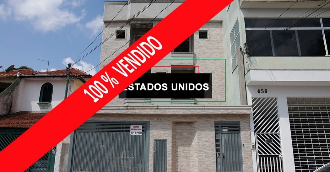 Fachada do Estados Unidos em Santo André