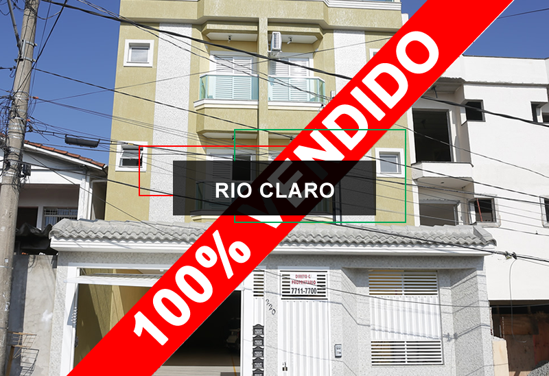 Fachada do Rio Claro em Santo André